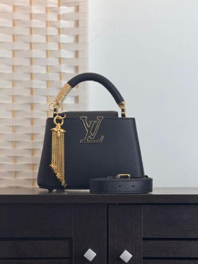 Louis Vuitton Capucines Mini with Metallic Tassels