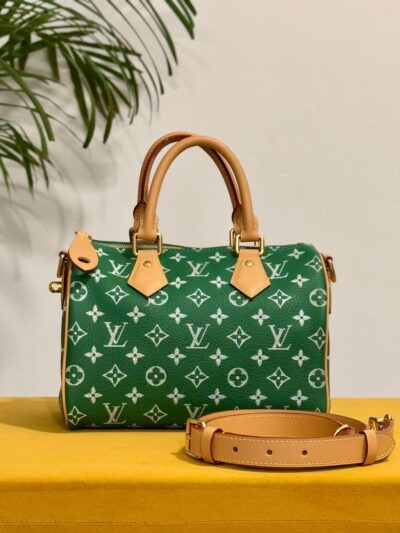 Louis Vuitton Speedy P9 Bandoulière 25 Monogram Leather Green
