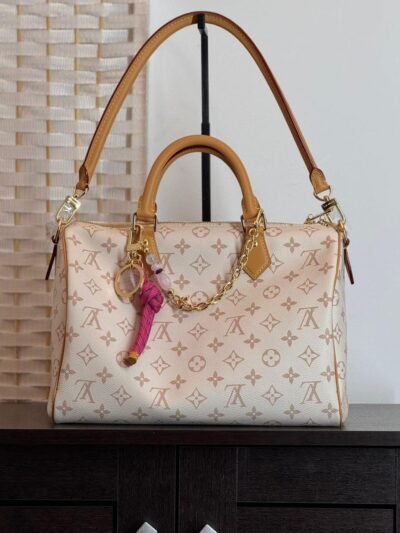 Louis Vuitton Speedy Soft 30 Lucky in Monogram Dune Canvas